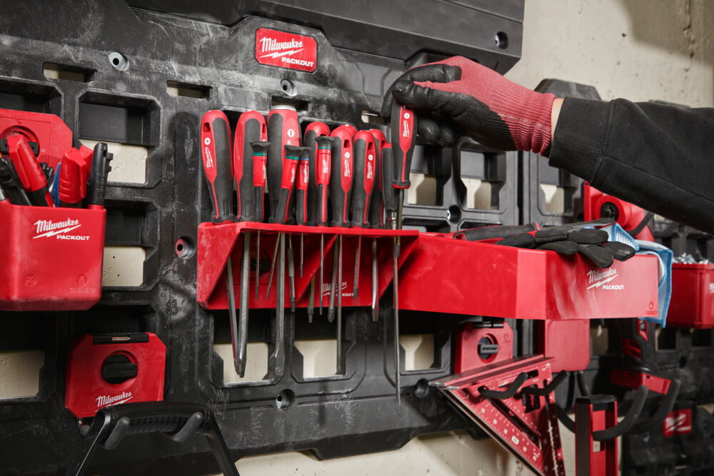 Milwaukee 4932480711 - Supporto scaffale per giraviti Packout a parete