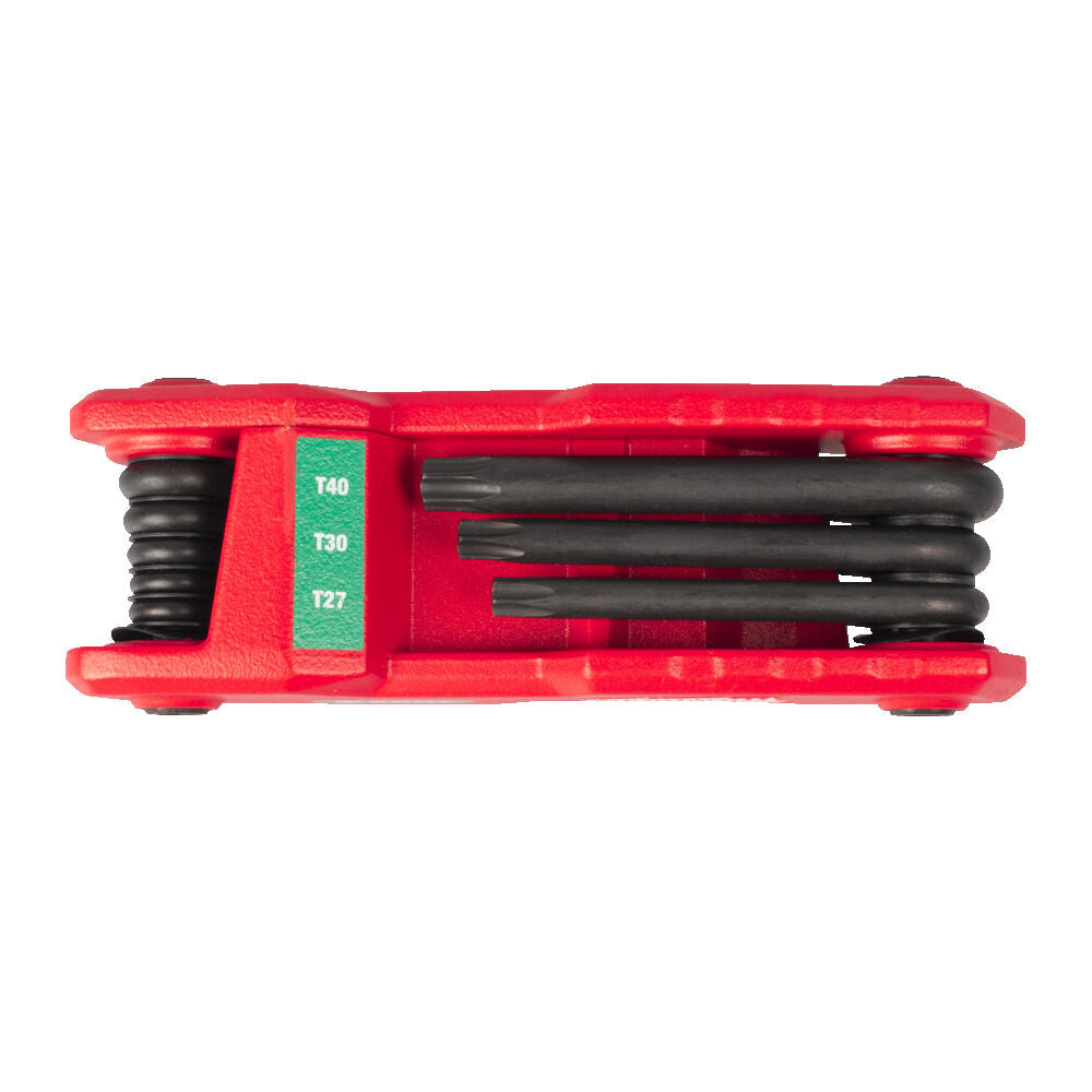 Milwaukee 4932480979 - Set chiavi Torx pieghevoli - 8 pezzi