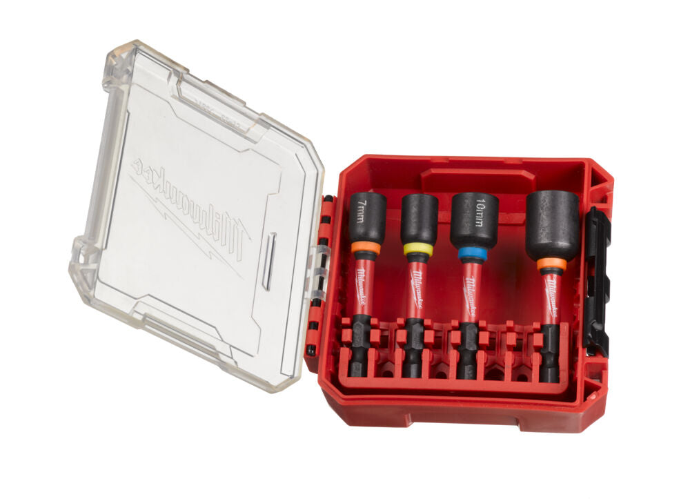 Milwaukee 4932492445 - Set bussole 4 pezzi con attacco da 1/4