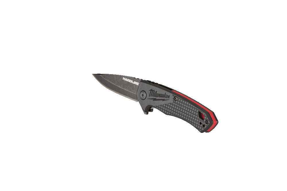 Milwaukee 4932492452 - Coltello richiudibile Hardline a lama liscia da 64mm