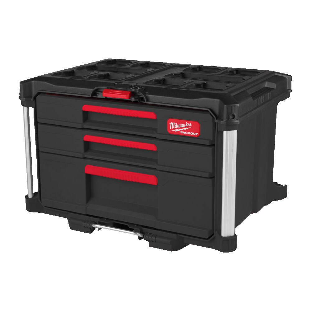 Milwaukee 4932493190 - Packout cassettiera portautensili con 2 + 1 cassetti 