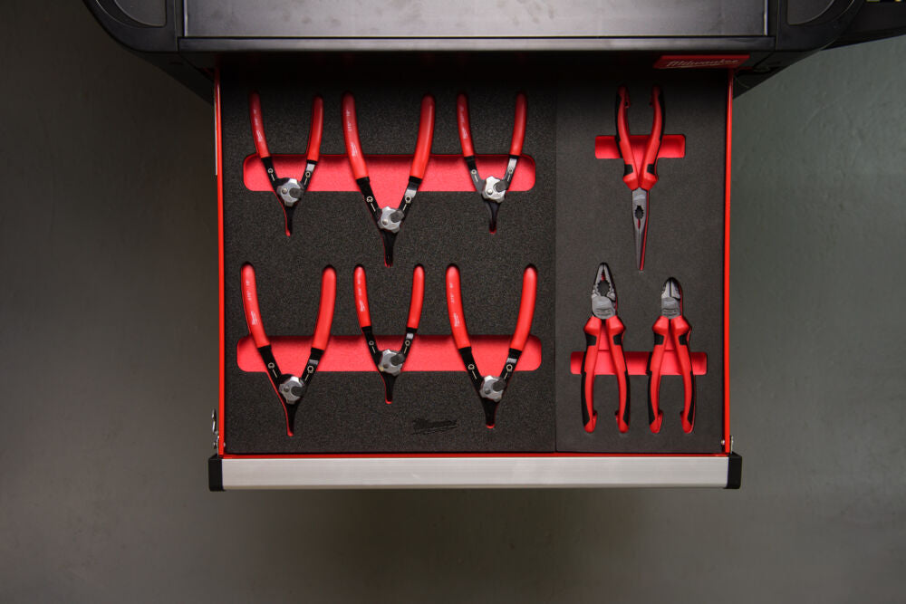 Milwaukee 4932493256 - Termoformato modulo morbido per cassettiere completo di pinze generiche 