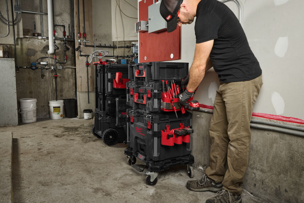 Milwaukee 4932498646 - Portabatterie M12 laterale per sistema Packout