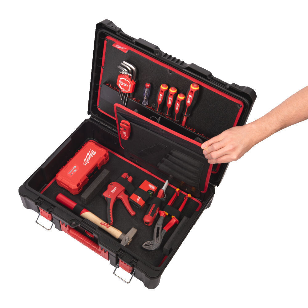 Milwaukee 4932499466 - Kit Packout per elettricisti - 62 utensili 