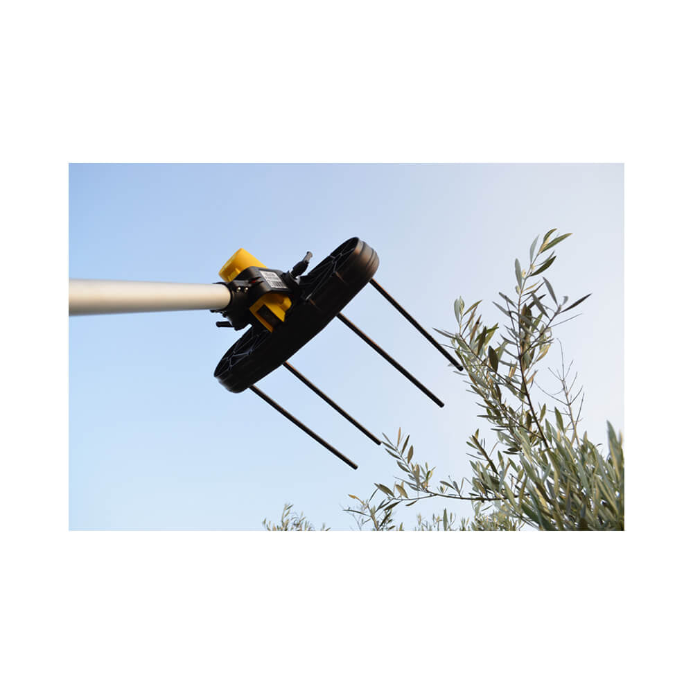 Volpi New Giulivo 4U - Abbacchiatore elettroscuotitore a batteria 12V - asta fissa 2,5 metri 