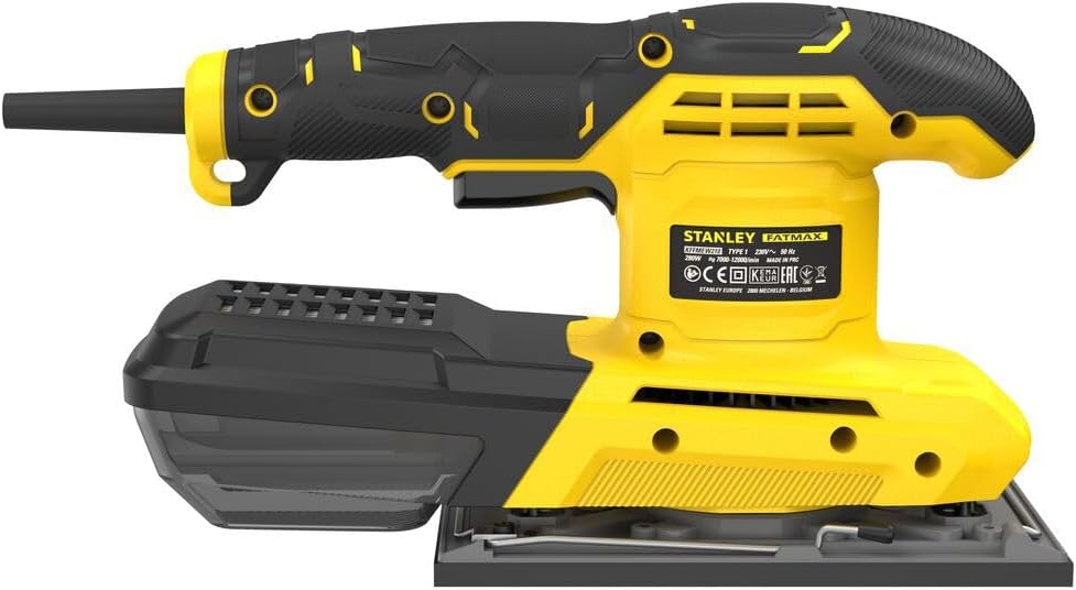 Stanley FMEW214K-QS – Levigatrice orbitale 280W 1/3 di foglio con valigetta