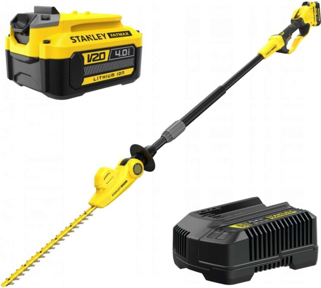Stanley SFMCPH845M1-QW - Tagliasiepi a testa orientabile a batteria 18V - 1 x 4Ah