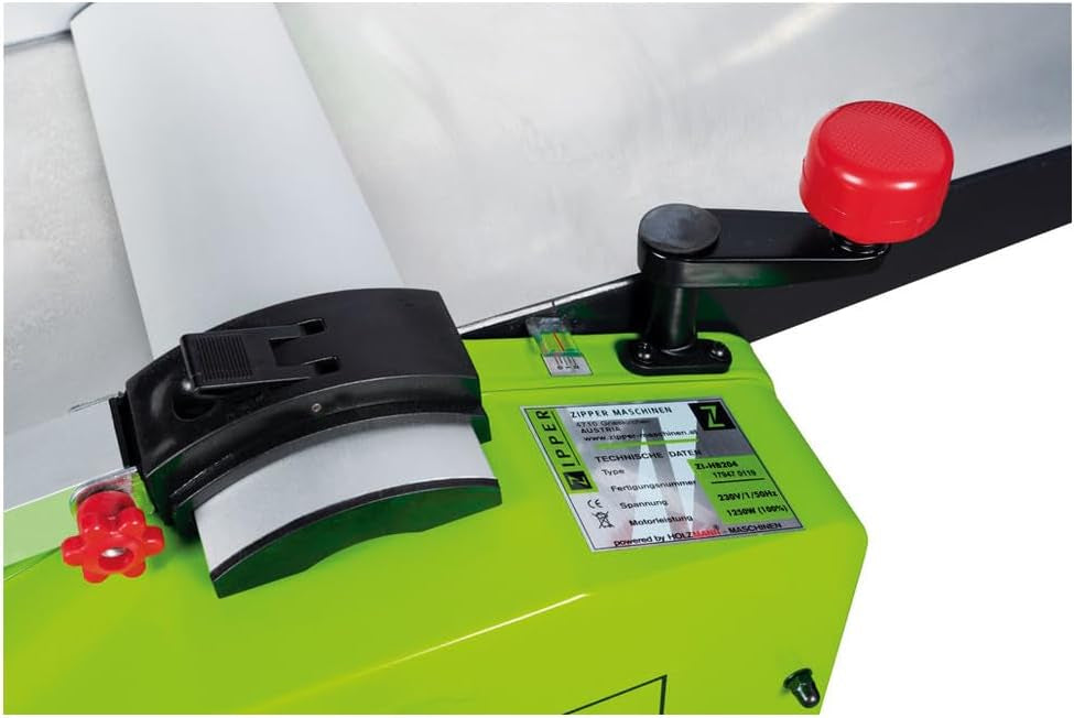 Zipper ZI-HB204 - Pialla a filo e spessore combinata per legno 1250W - piallatura 204 mm 