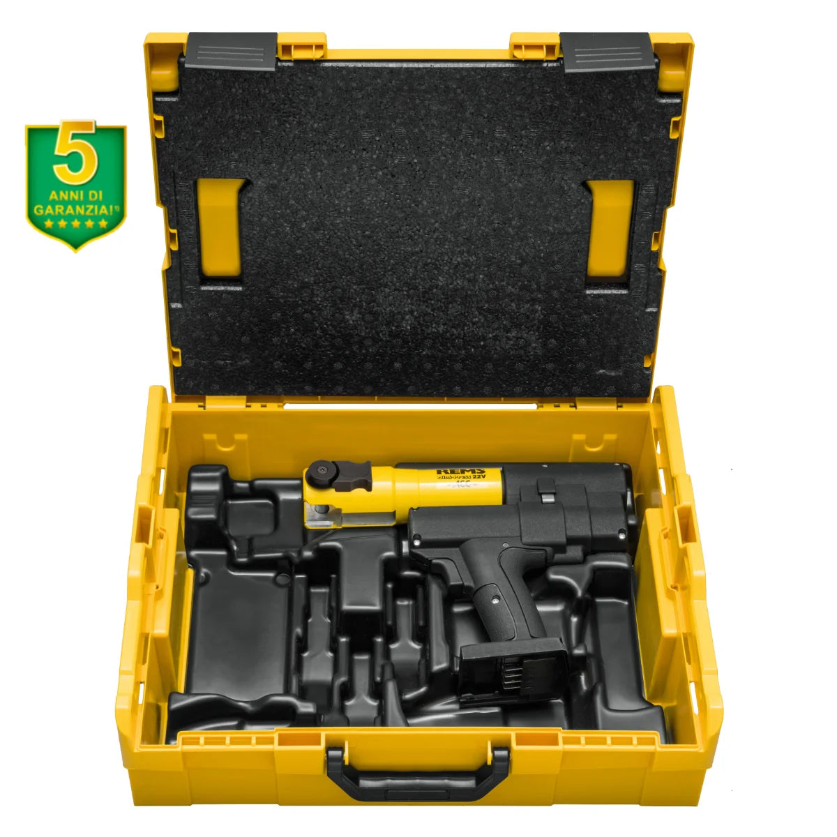 Rems Mini-Press 22V ACC Pressatrice idraulica a batteria 22kN per tubi fino a 40 mm