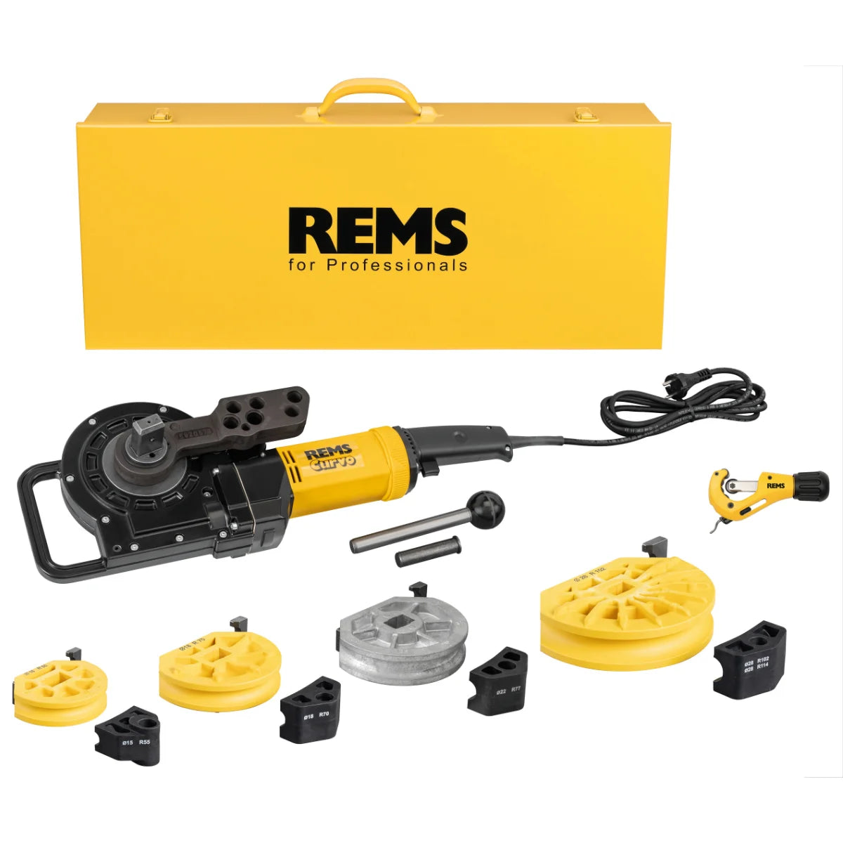 Rems Curvo - Curvatubi elettrico Ø 10 - 40 mm fino a 180°