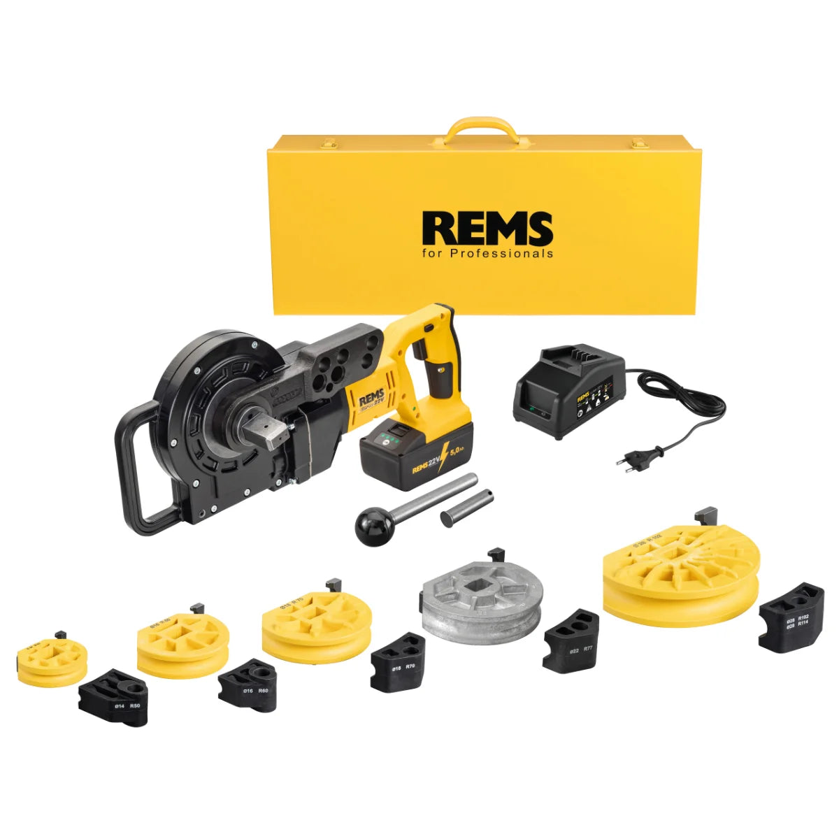 Rems Curvo 22V - Piegatubi a batteria 22V fino a Ø 40 mm e 180 °