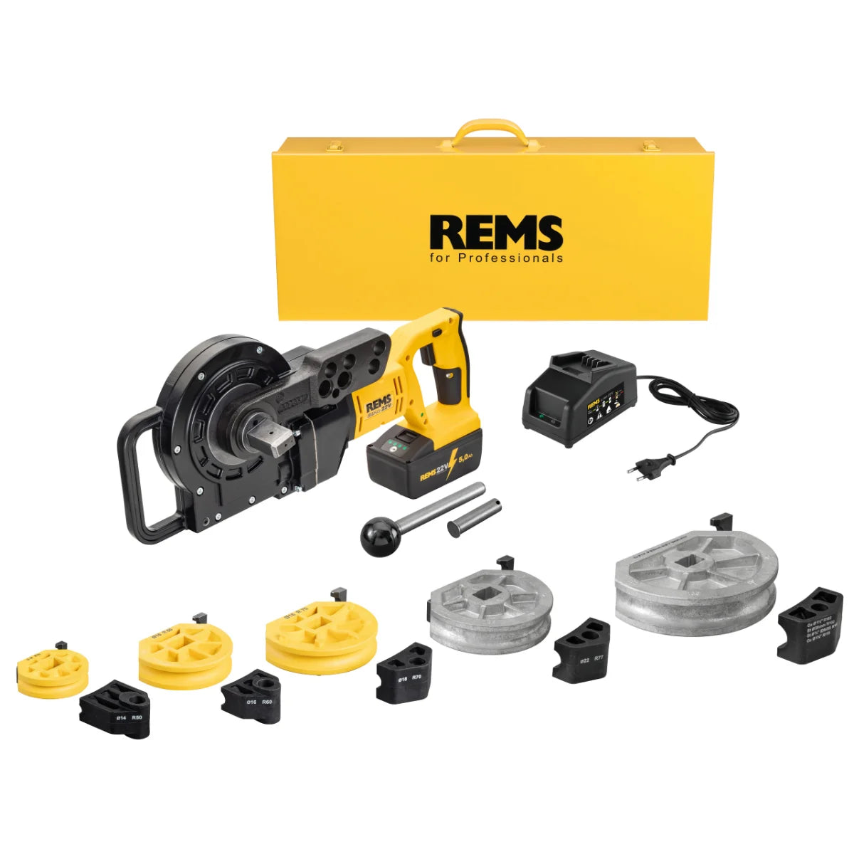Rems Curvo 22V - Piegatubi a batteria 22V fino a Ø 40 mm e 180 °