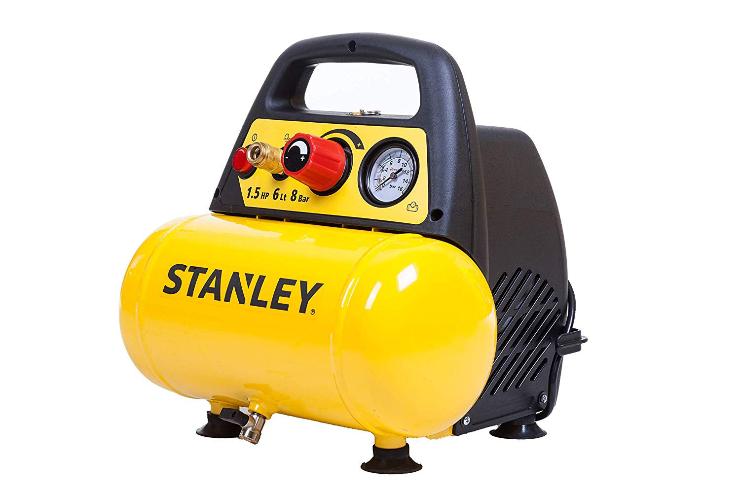 Compressore aria oilless Stanley DN 200/8/6, 6 litri, 8 bar, senza olio