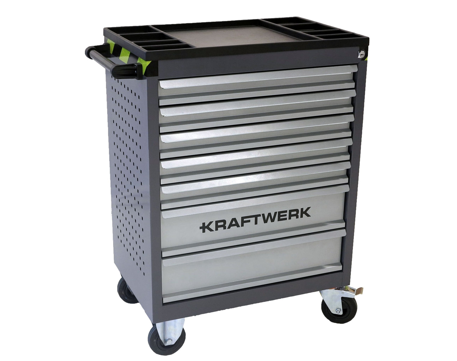 Kraftwerk VDE - Carrello da officina B117 completo, 94 pezzi per elettricisti, 102.117.400