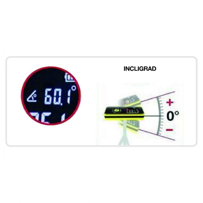 Metrica Green 61060 - Misuratore metro laser 60 metri - raggio verde