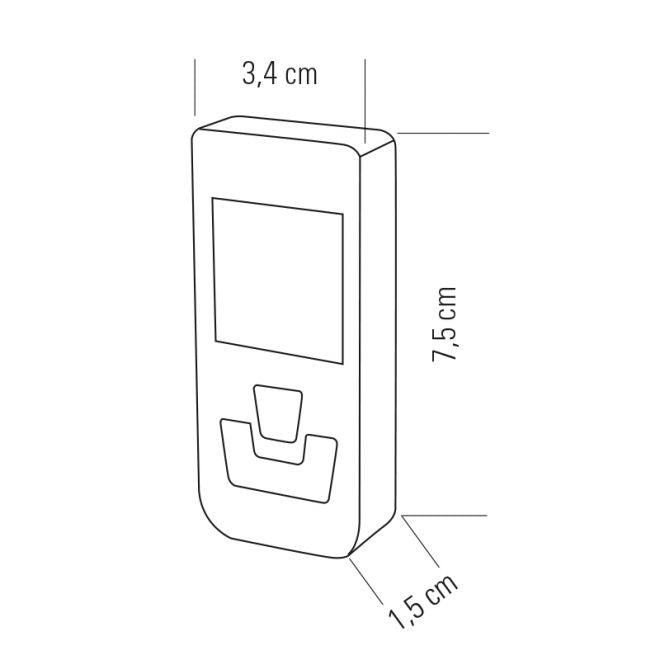 Metrica Mini Flash 61110 - Misuratore metro laser fino a 30 metri