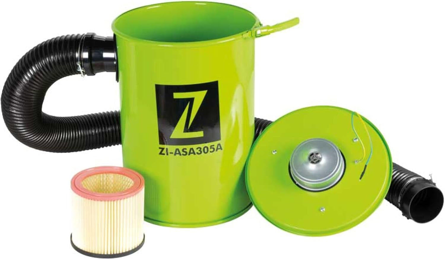 Zipper ZI-ASA305A - Aspiratore aspira trucioli polvere 1100W 