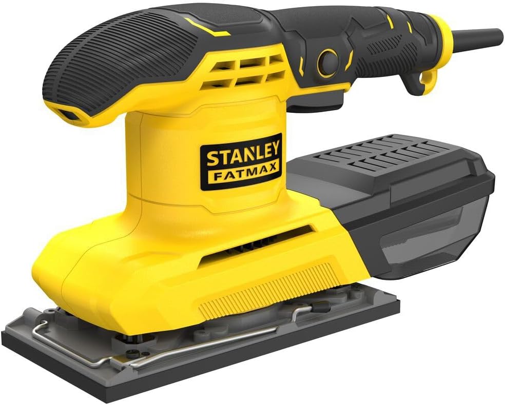 Stanley FMEW214K-QS – Levigatrice orbitale 280W 1/3 di foglio con valigetta
