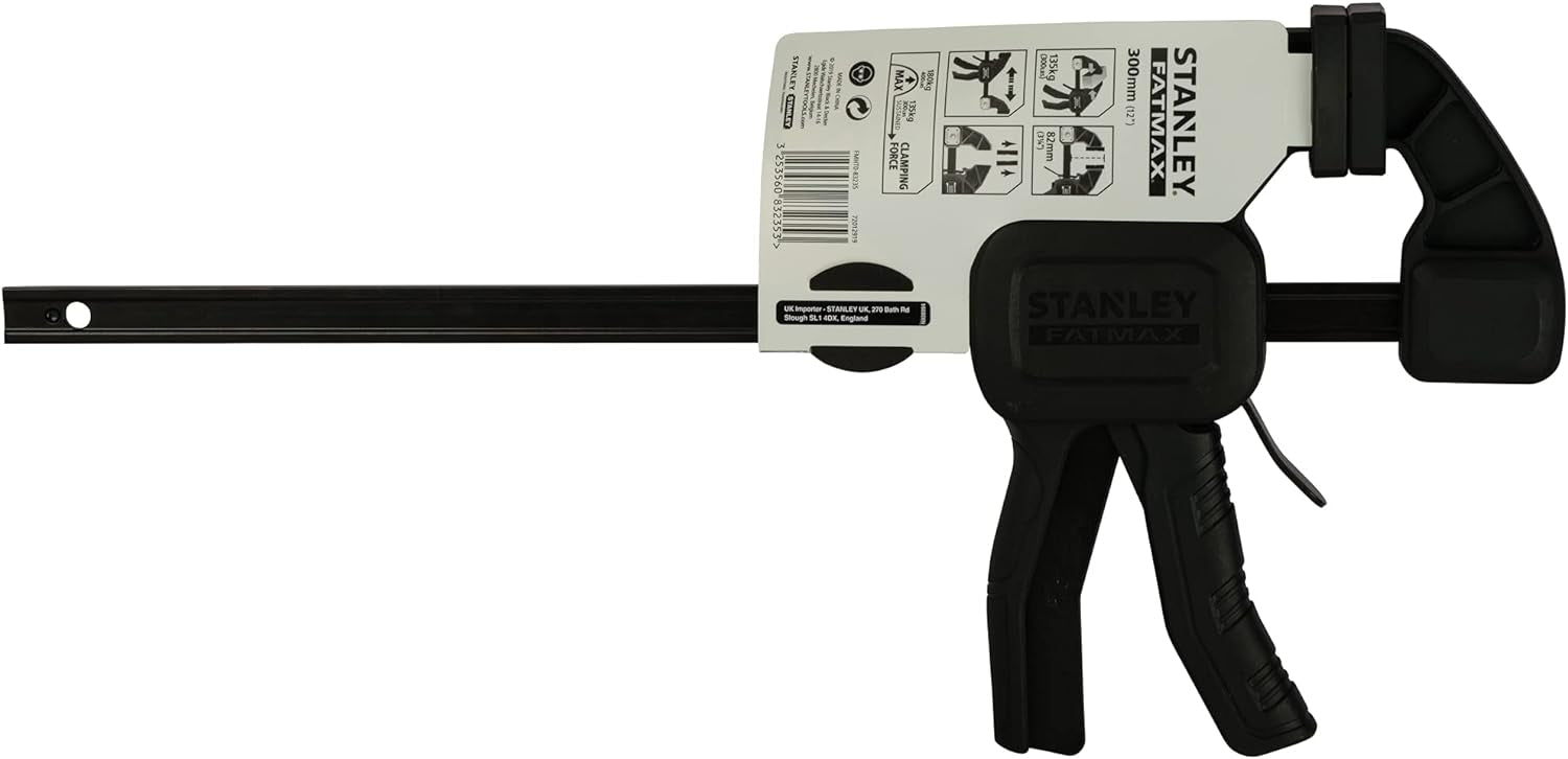 Stanley FMHT0-83235 - Morsetto strettoio a barra da falegname 300 x 78 mm 
