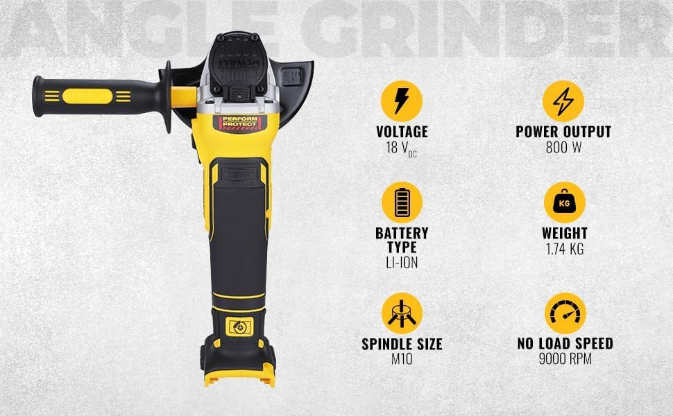 Dewalt DCK5007P4T - Kit utensili 18V | Trapano + Avvitatore + Tassellatore + Smerigliatrice -  4 batterie da 5Ah 