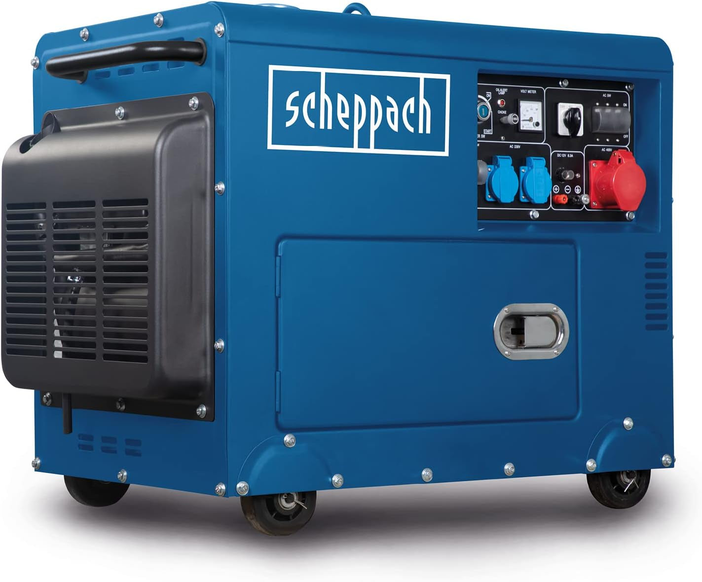 Scheppach SG5200D - Generatore di corrente diesel 5,0 Kw - monofase/trifase