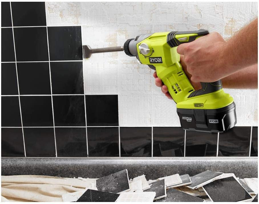 Ryobi kit utensili a batteria 18V - Smerigliatrice angolare, tassellatore, 1 x 4Ah