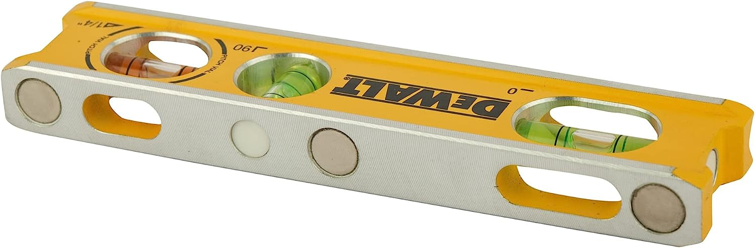 Dewalt DWHT42525 - Livella magnetica torpedo compatta da 165 mm