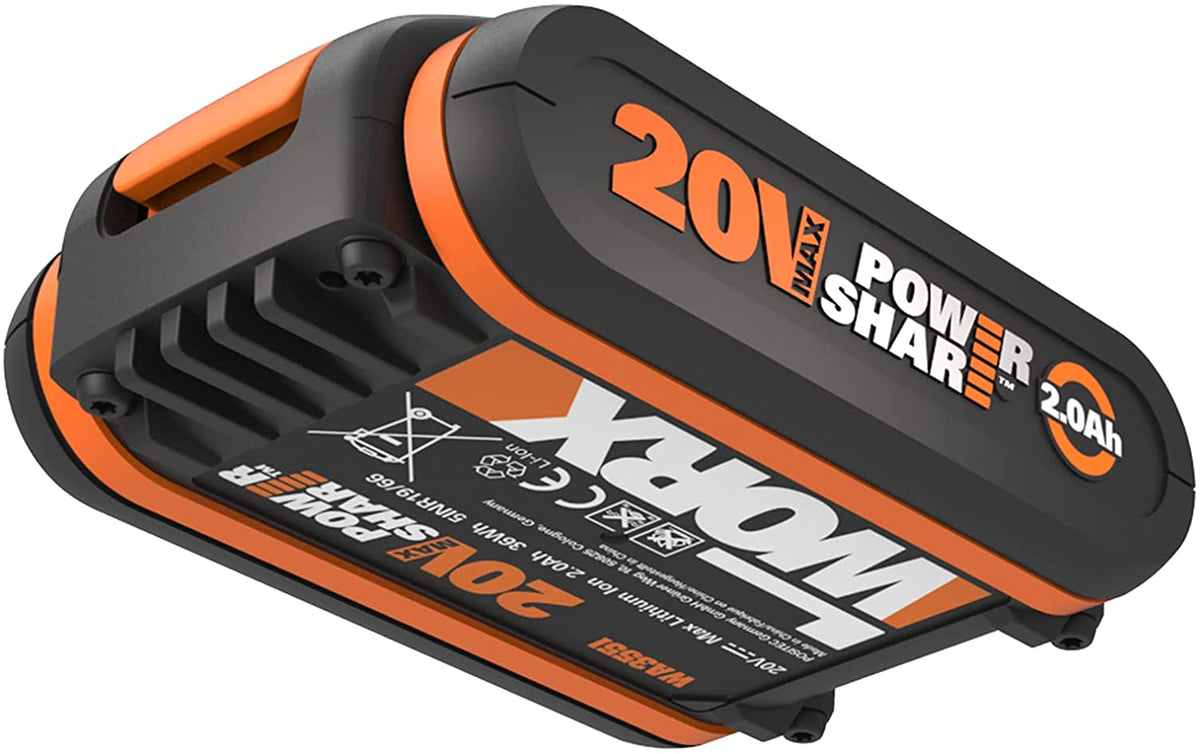 Worx WA3551.1 - Batteria Li-ion 20V 2Ah