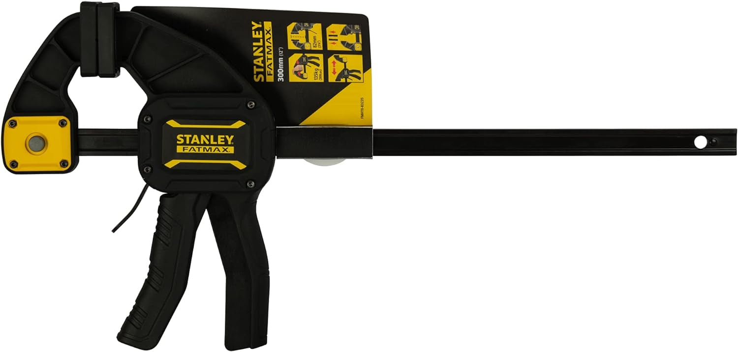 Stanley FMHT0-83235 - Morsetto strettoio a barra da falegname 300 x 78 mm 