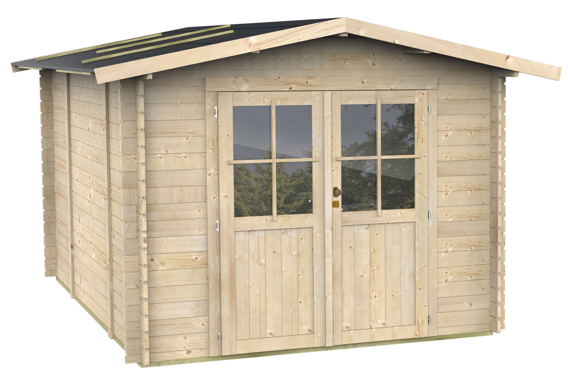 ALCE OPERA - CASETTA IN LEGNO PORTA DOPPIA  3 x 2,5 x 2,2