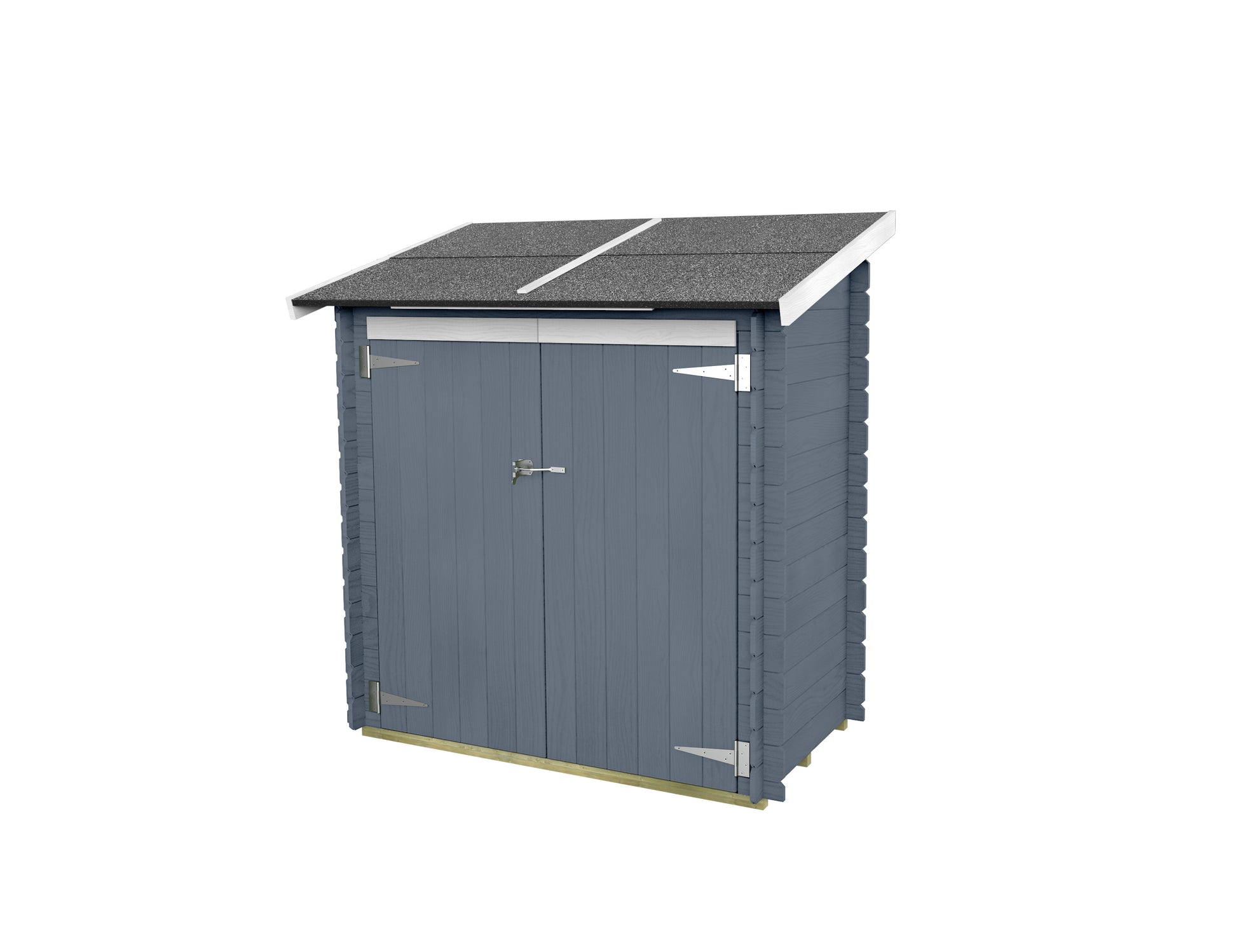 ALCE AMBROGIO - CASETTA IN LEGNO ADDOSSATA 155x85 cm PORTA DOPPIA CIECA COLOR GRIGIO