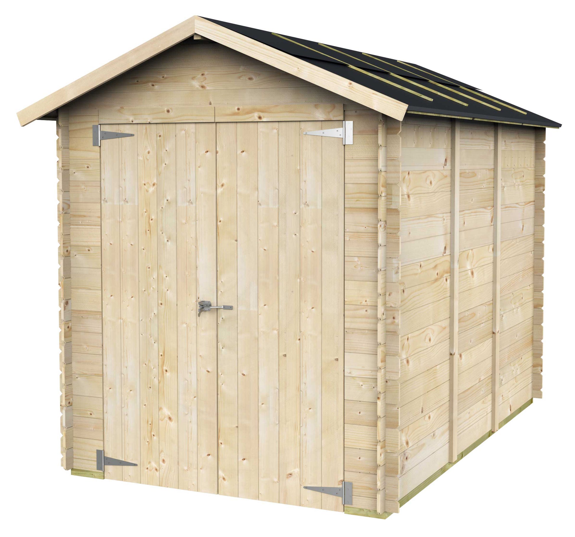 ALCE FIAMMA - CASETTA IN LEGNO BH16 dim. 178X273 cm PORTA DOPPIA CIECA