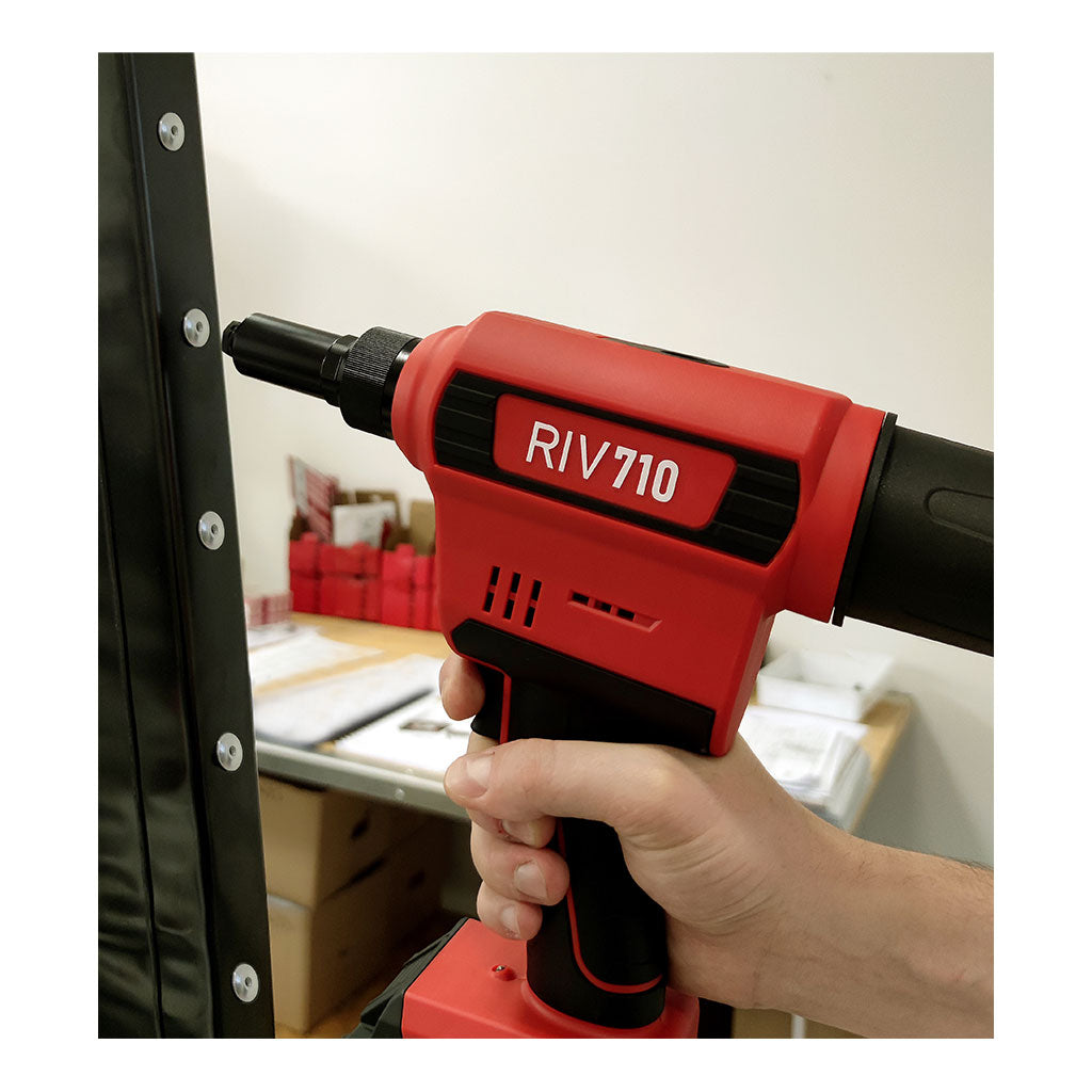 Rivit RIV710 - Rivettatrice a batteria al litio 18V 2,0Ah per rivetti fino a 4,8 mm
