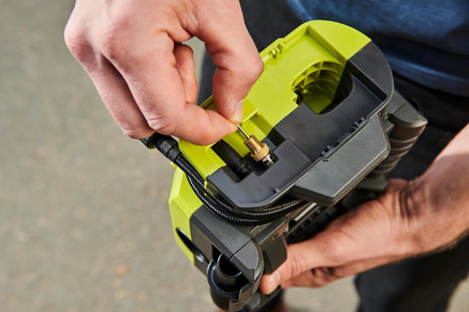 Ryobi RMI18-0 - Compressore e gonfiatore a batteria 18V ONE+ - solo corpo 