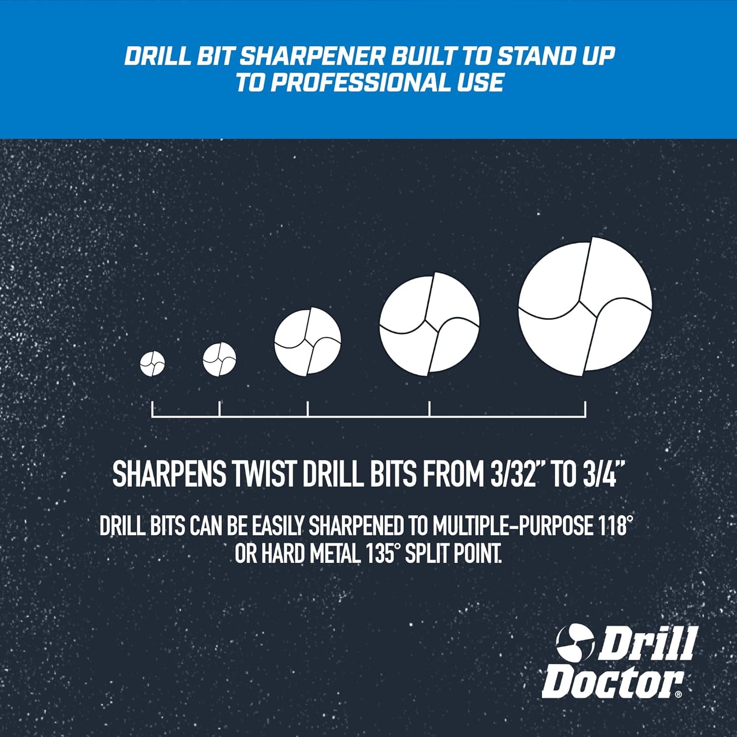 Drill Doctor DD750X - Affilapunte professionale per punte da 2 a 19 mm 