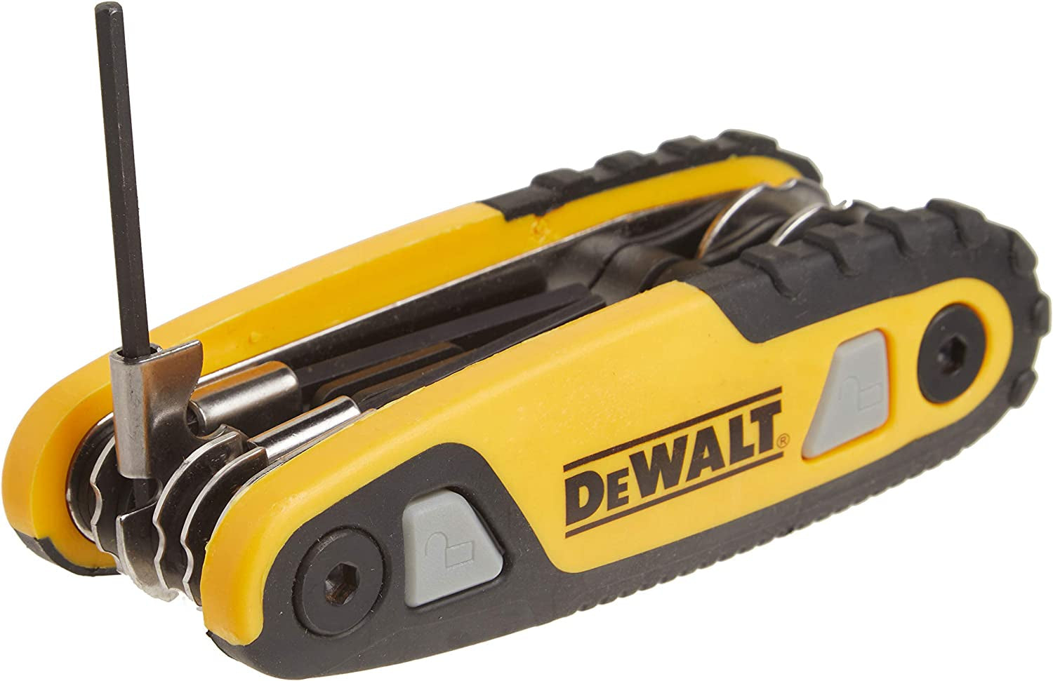 Dewalt DWHT70263-0 - Set chiavi a brugola esagonali pieghevoli con supporto - 8 chiavi