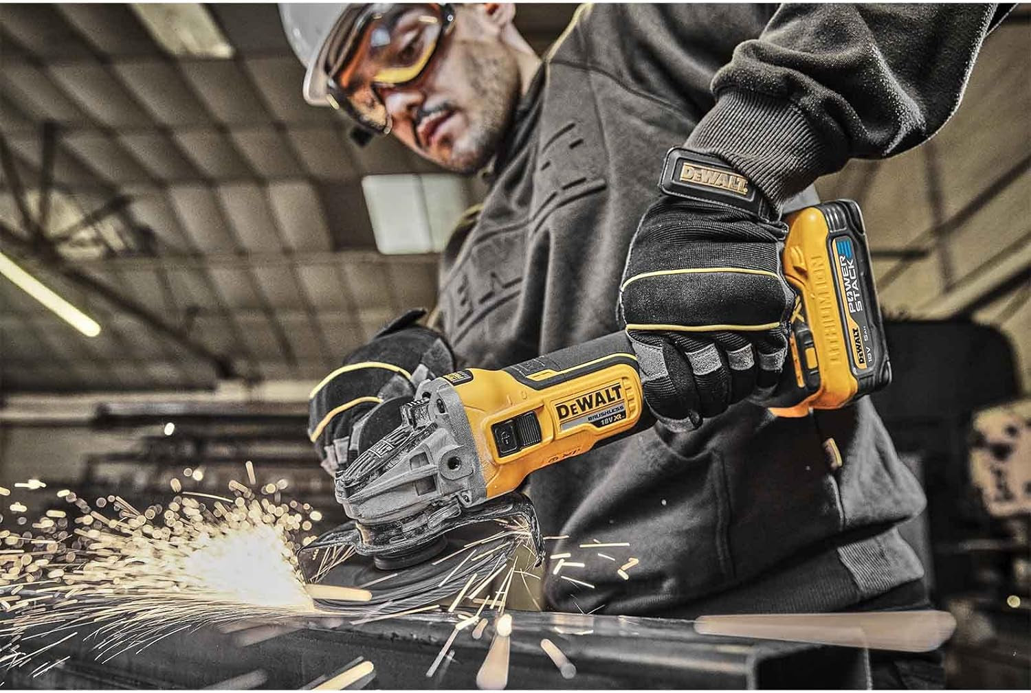 Dewalt DCG409H2T - Smerigliatrice angolare a batteria POWERSTACK - 2 X 5AH