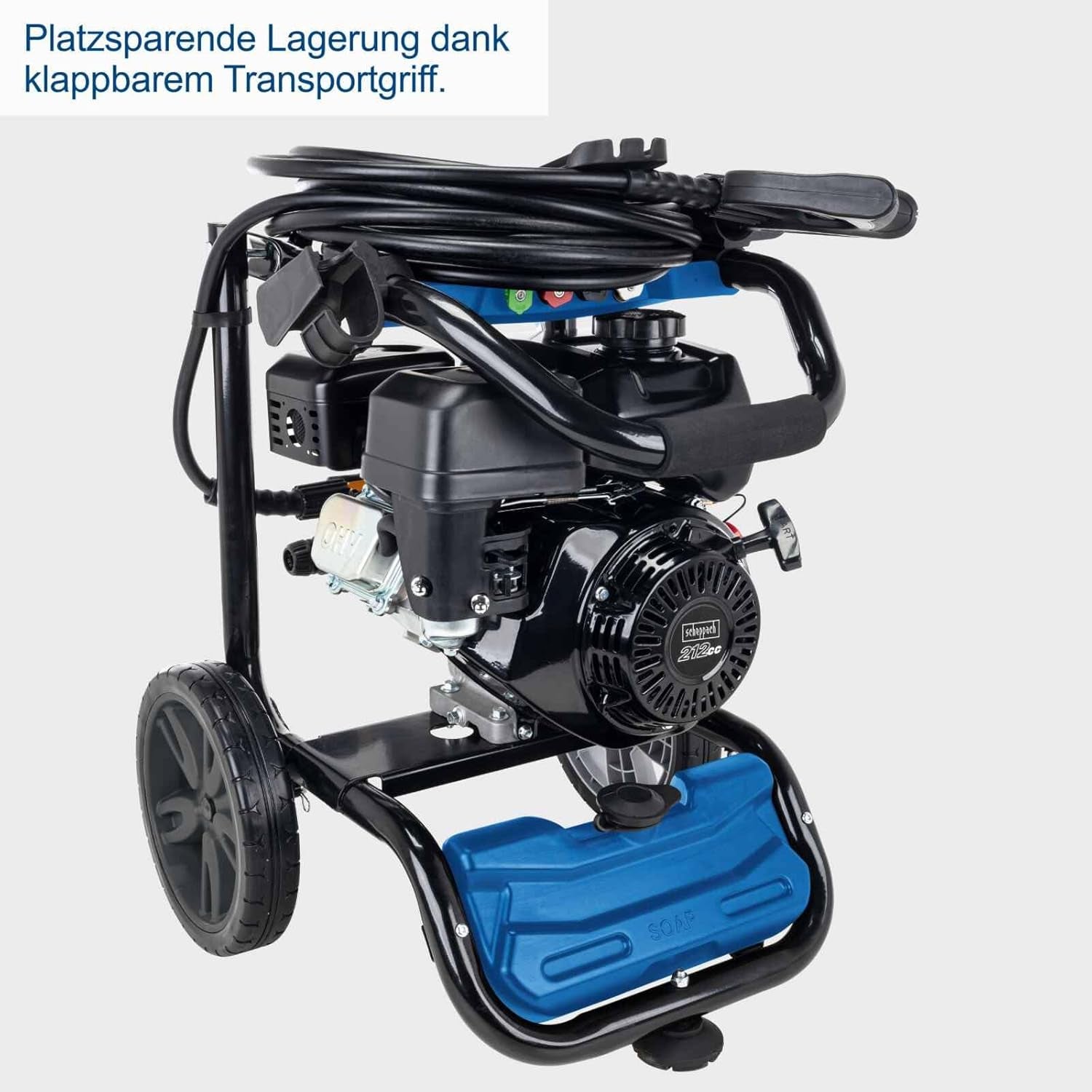 Scheppach HCP5000 - Idropulitrice a scoppio 212cc 241bar 4.3kw motore a benzina