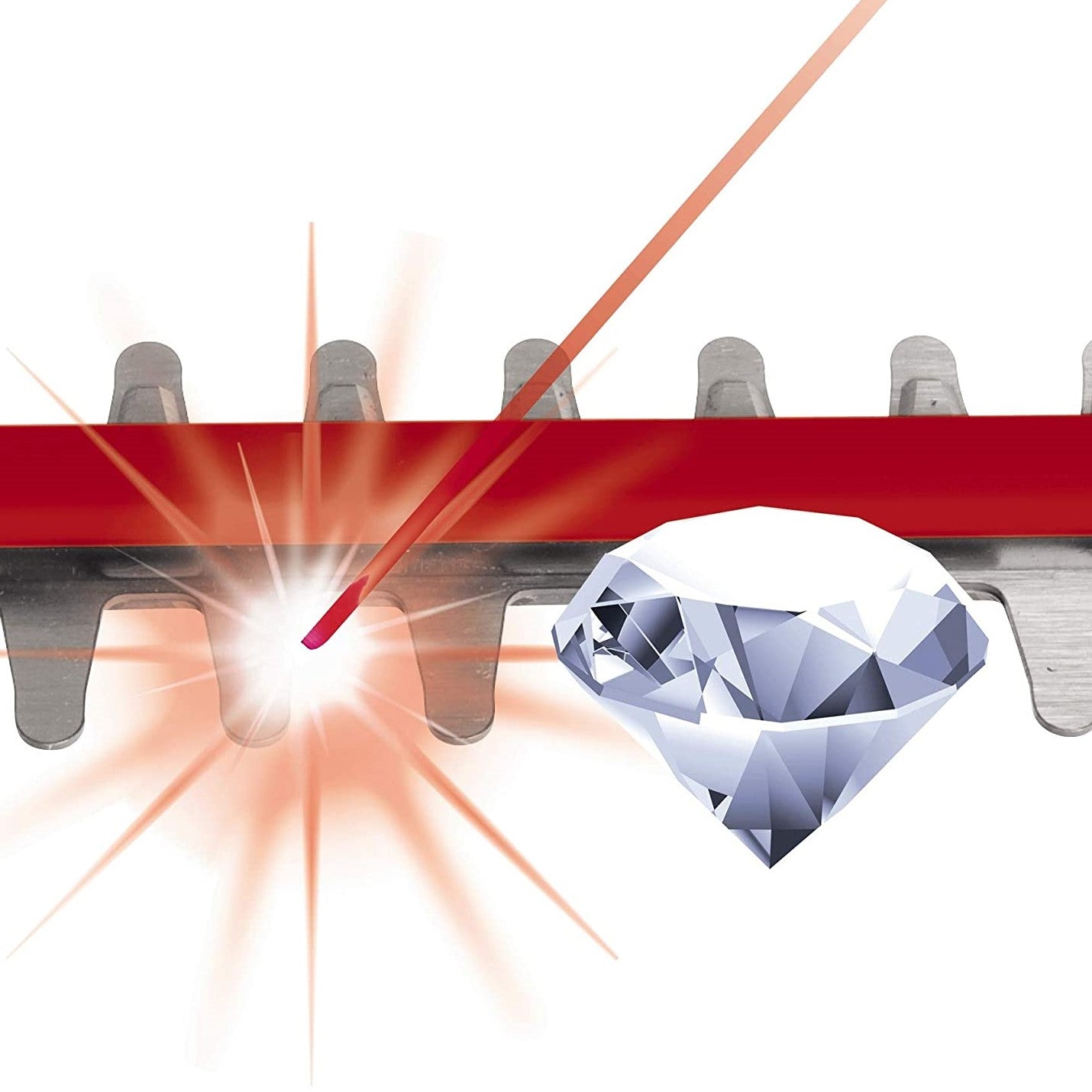 Tagliasiepi a batteria GE-CH 18/60 Li-Solo