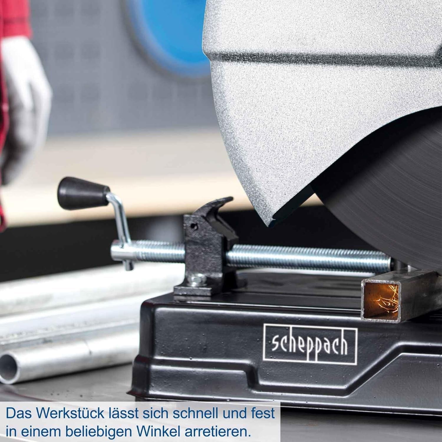Scheppach MT150 - Troncatrice a disco per metalli ferro ø355 2600W