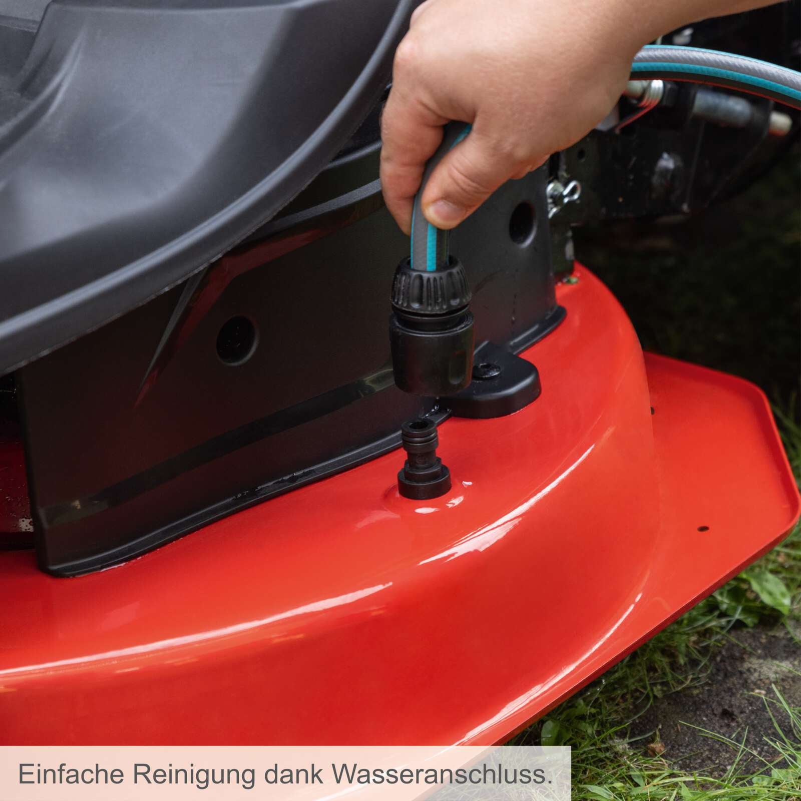 Scheppach MR200-61 - Trattorino rasaerba a benzina accensione elettrica 196cc 61cm 