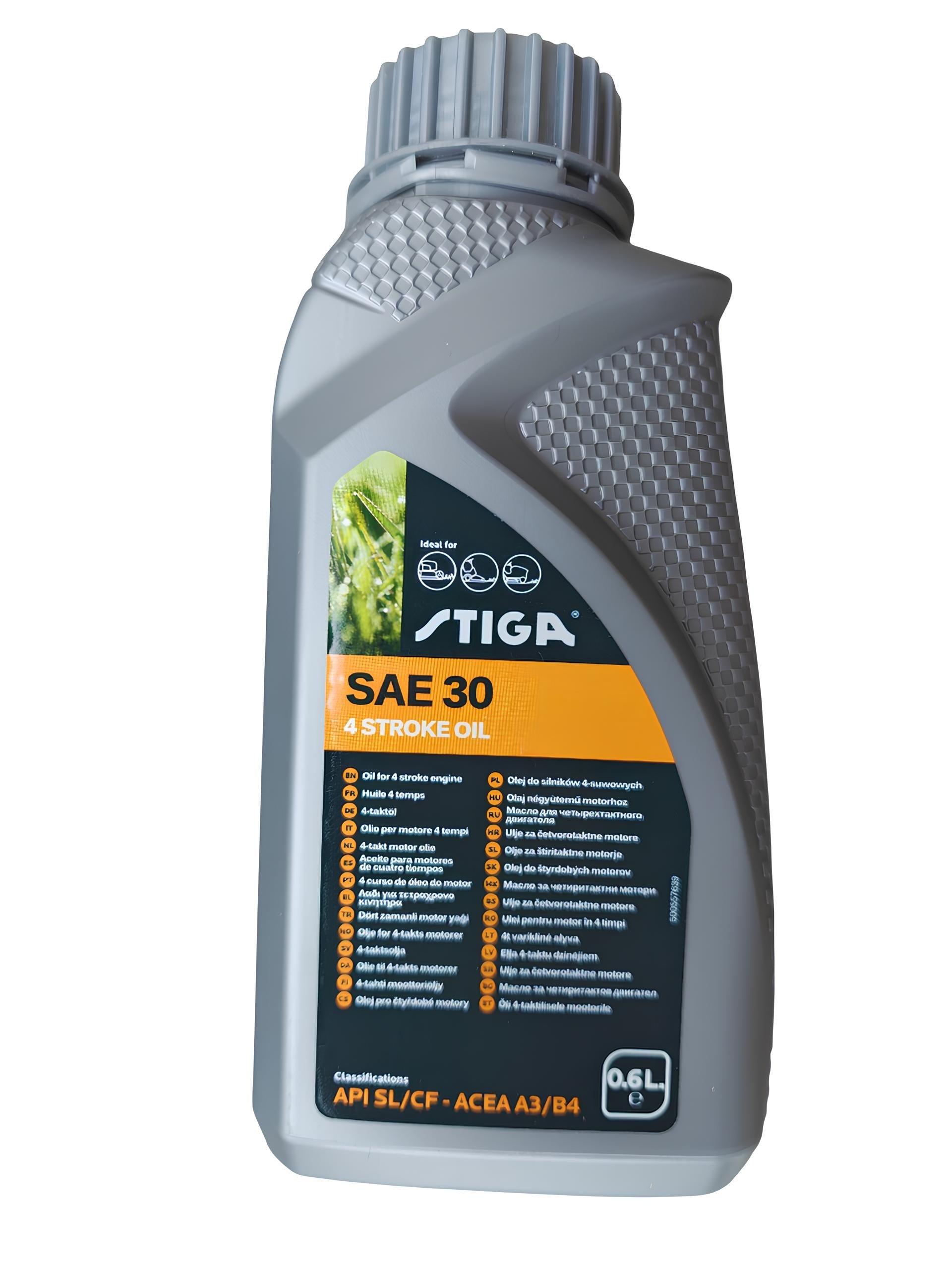Olio per motore 4 tempi tanica da 600 ml.