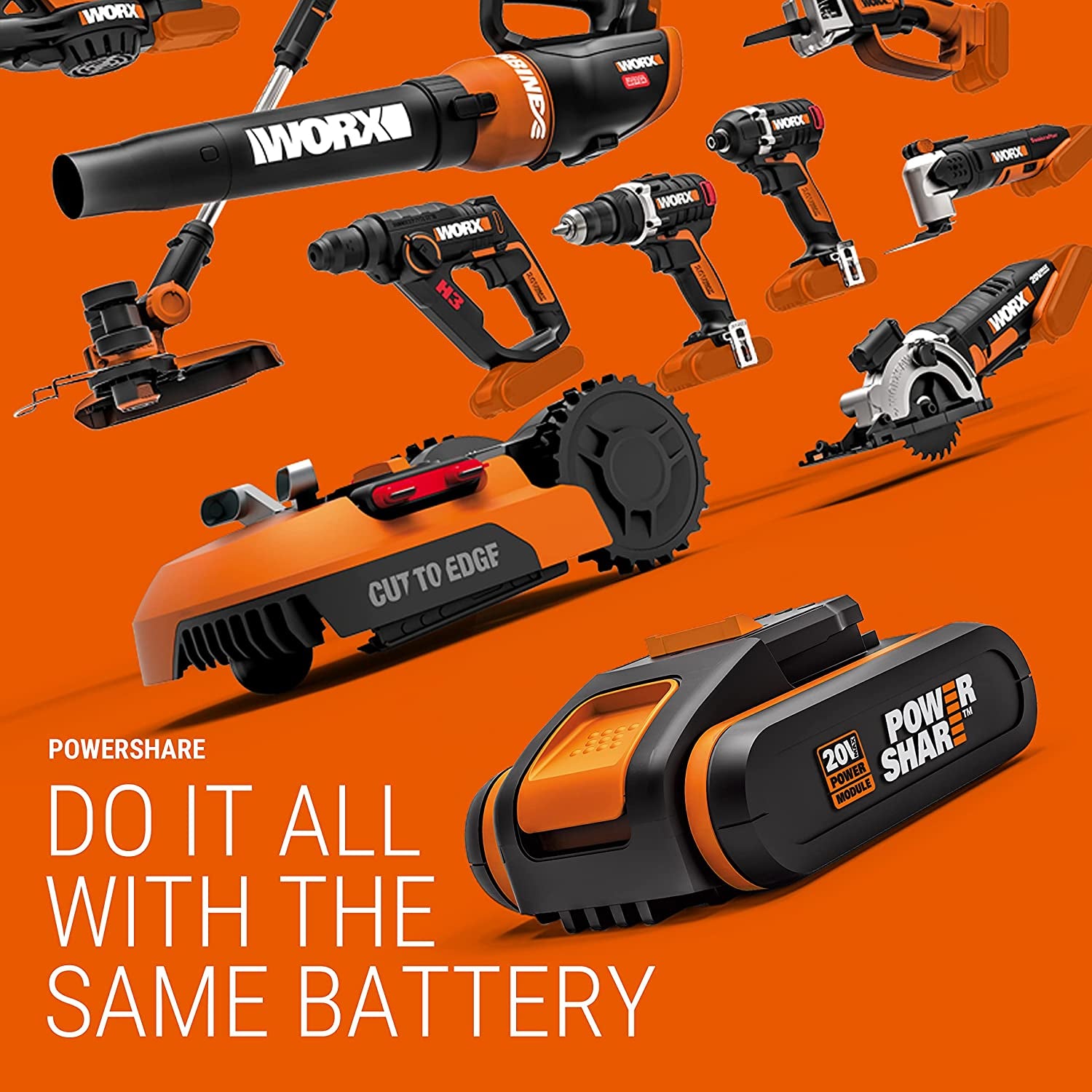 Worx WA3551.1 - Batteria Li-ion 20V 2Ah