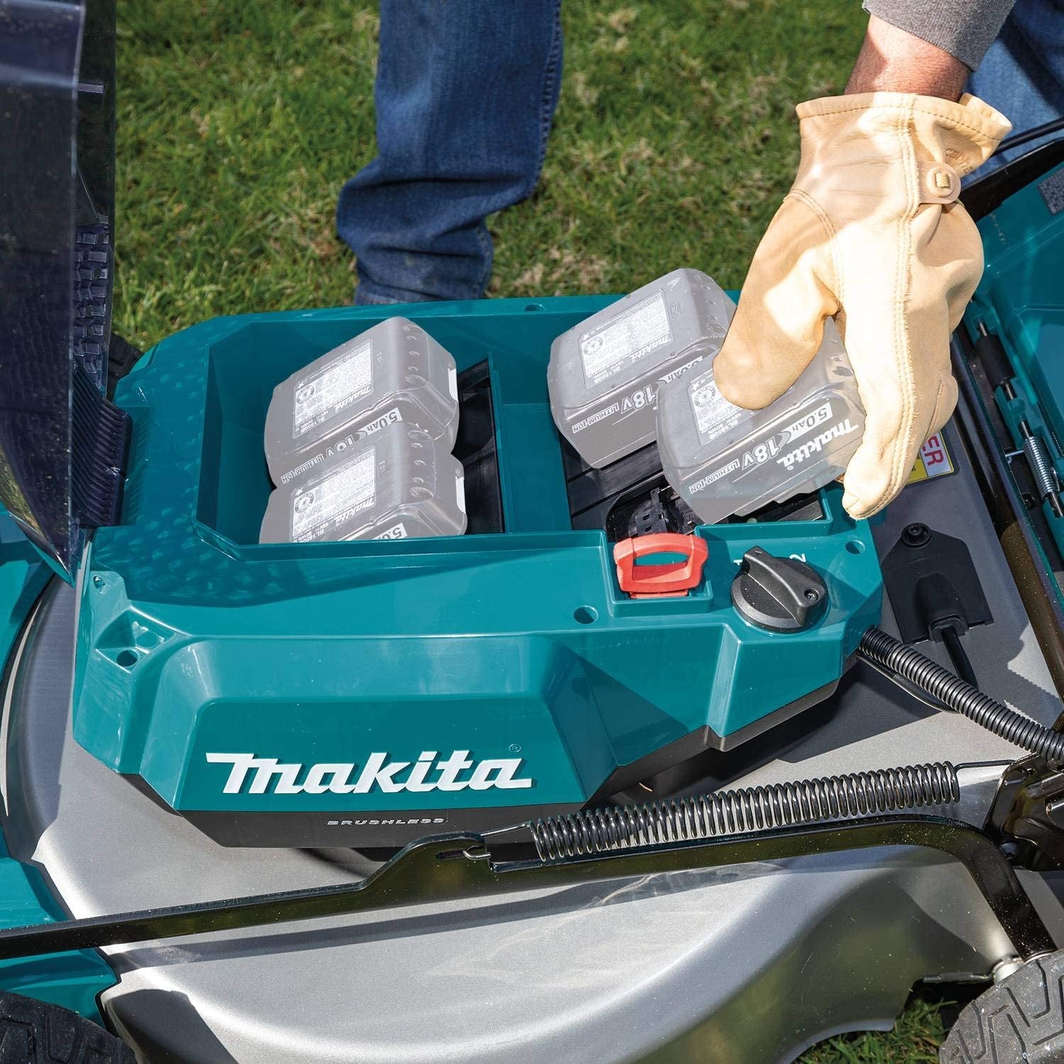 Makita DLM530Z - Rasaerba a batteria a spinta 36V (4 batterie) 53 cm - solo corpo