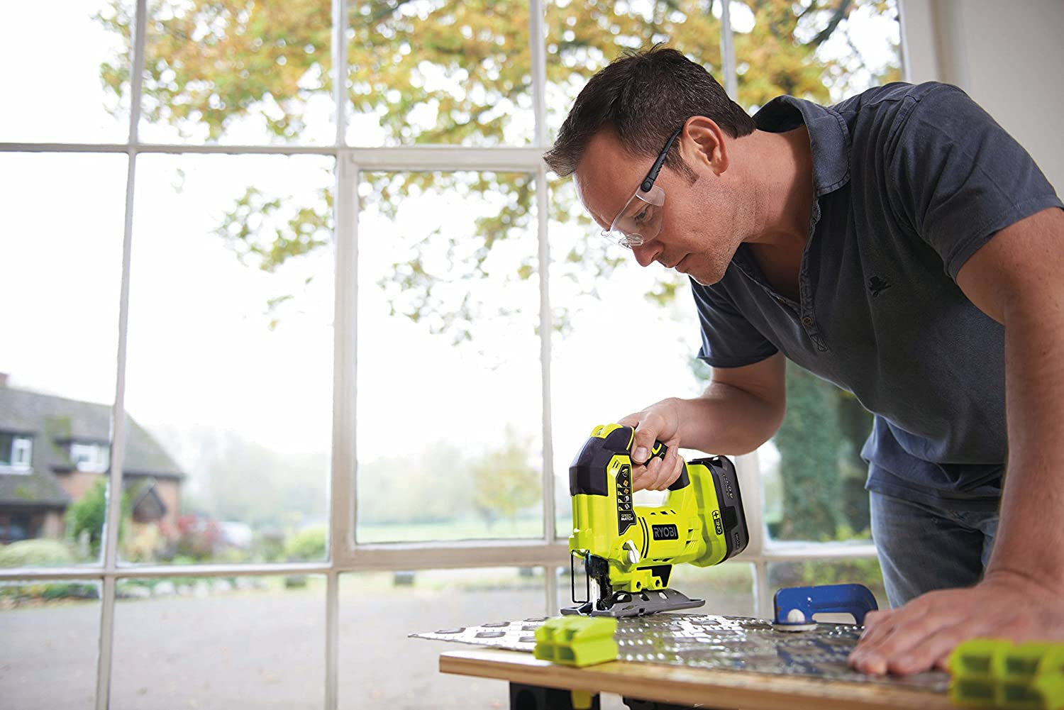 Ryobi R18JS seghetto alternativo a batteria 18V ONE+ / solo corpo macchina