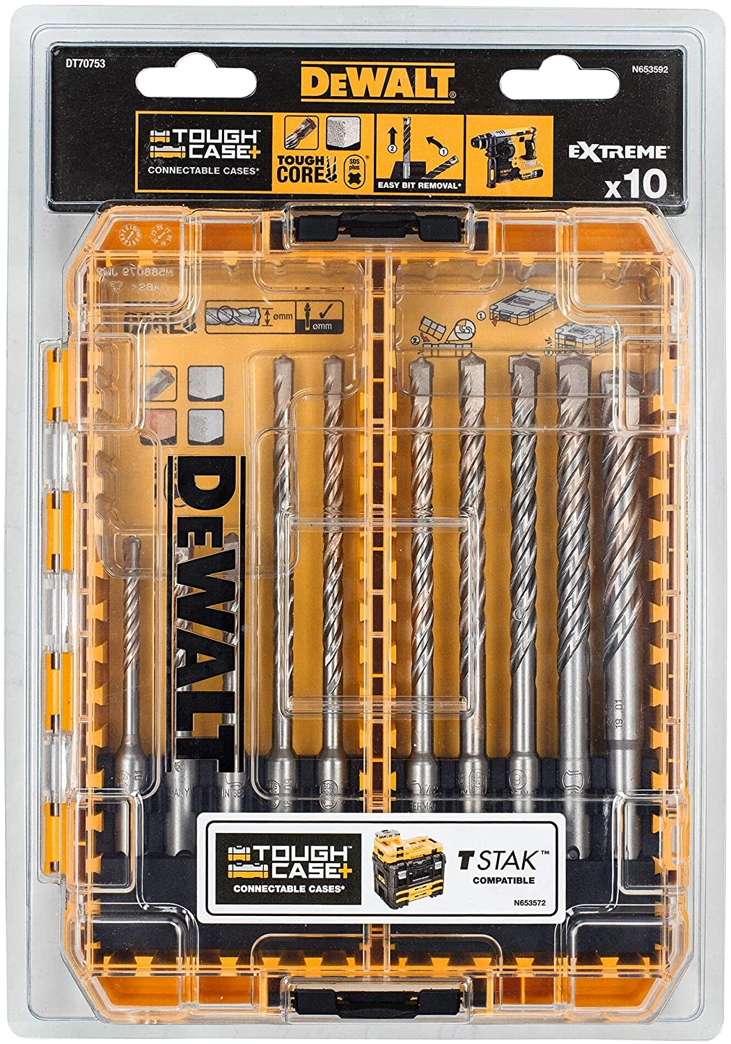 Dewalt DT70753-QZ - Giravite porta inserti a cricchetto con barra telescopica