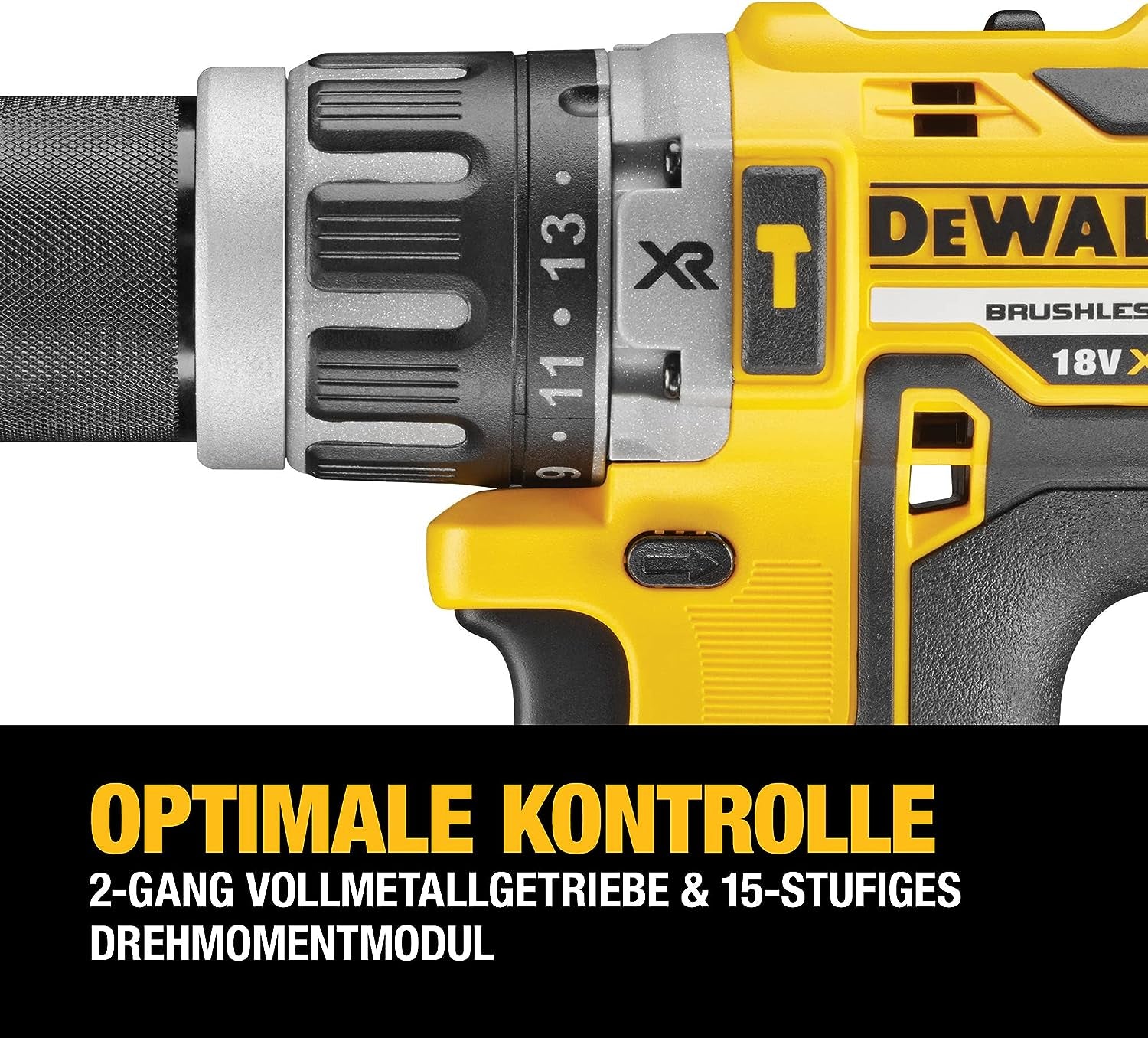 Dewalt DCK2080P2T - Kit utensili a batteria 18V - DCD796 + DCG405 - 2 x 5Ah