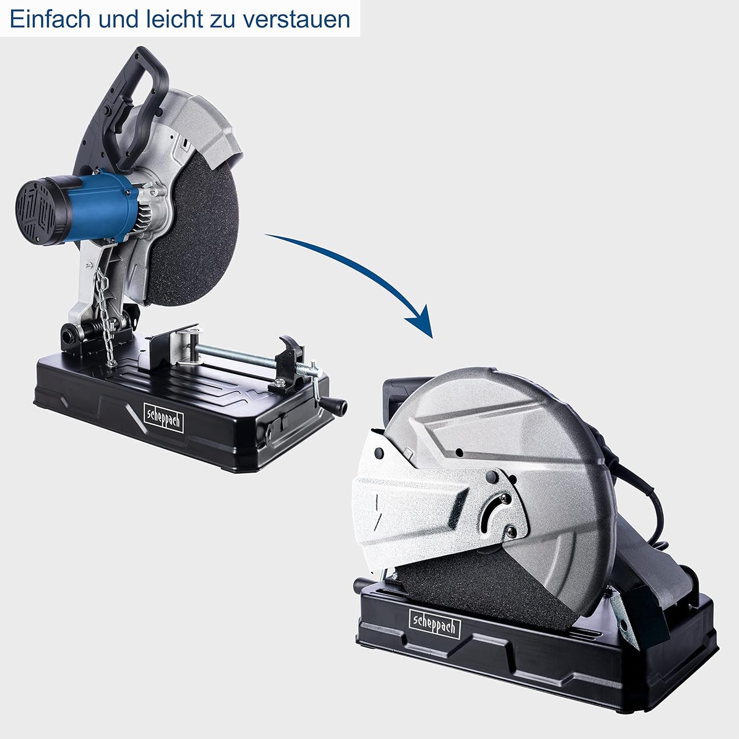 Scheppach MT150 - Troncatrice a disco per metalli ferro ø355 2600W