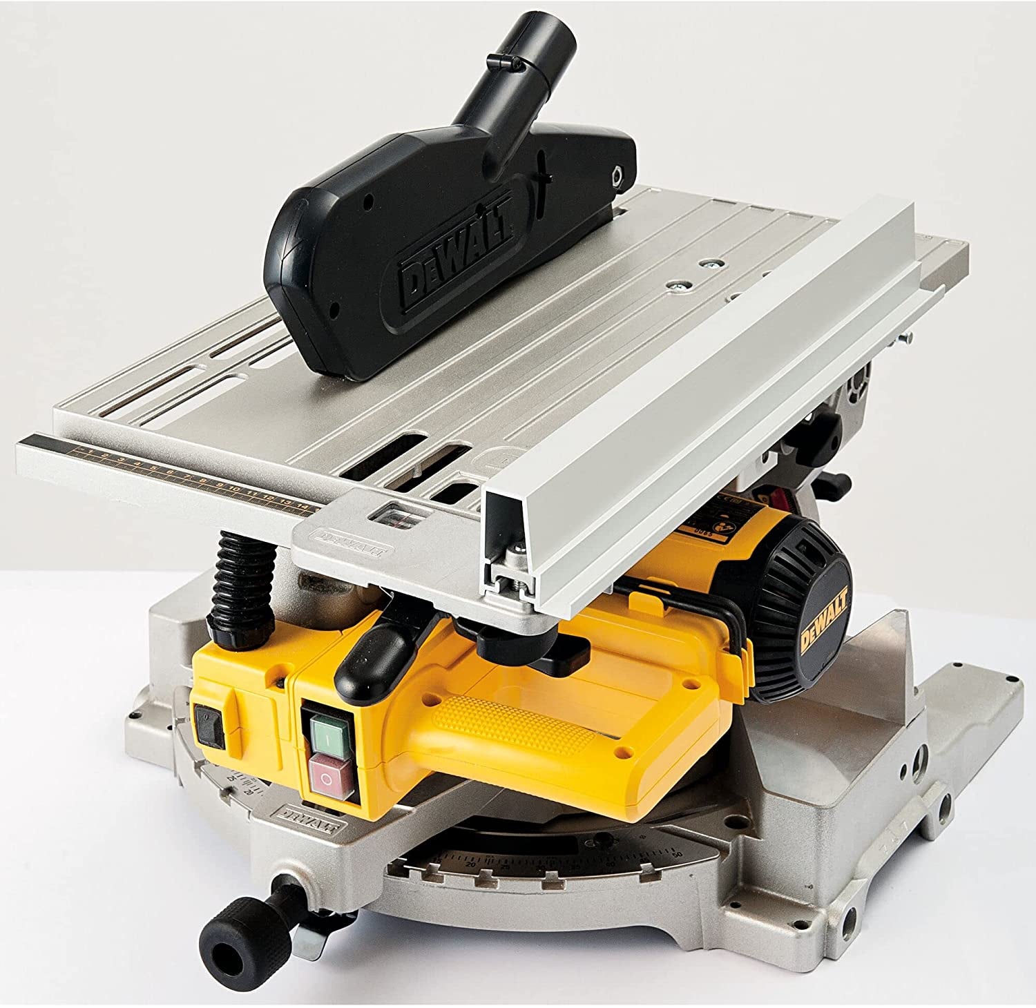 Dewalt D27113-QS -  troncatrice a testa fissa con pianetto, 1600W 305mm, con sistema tracciatura XPS