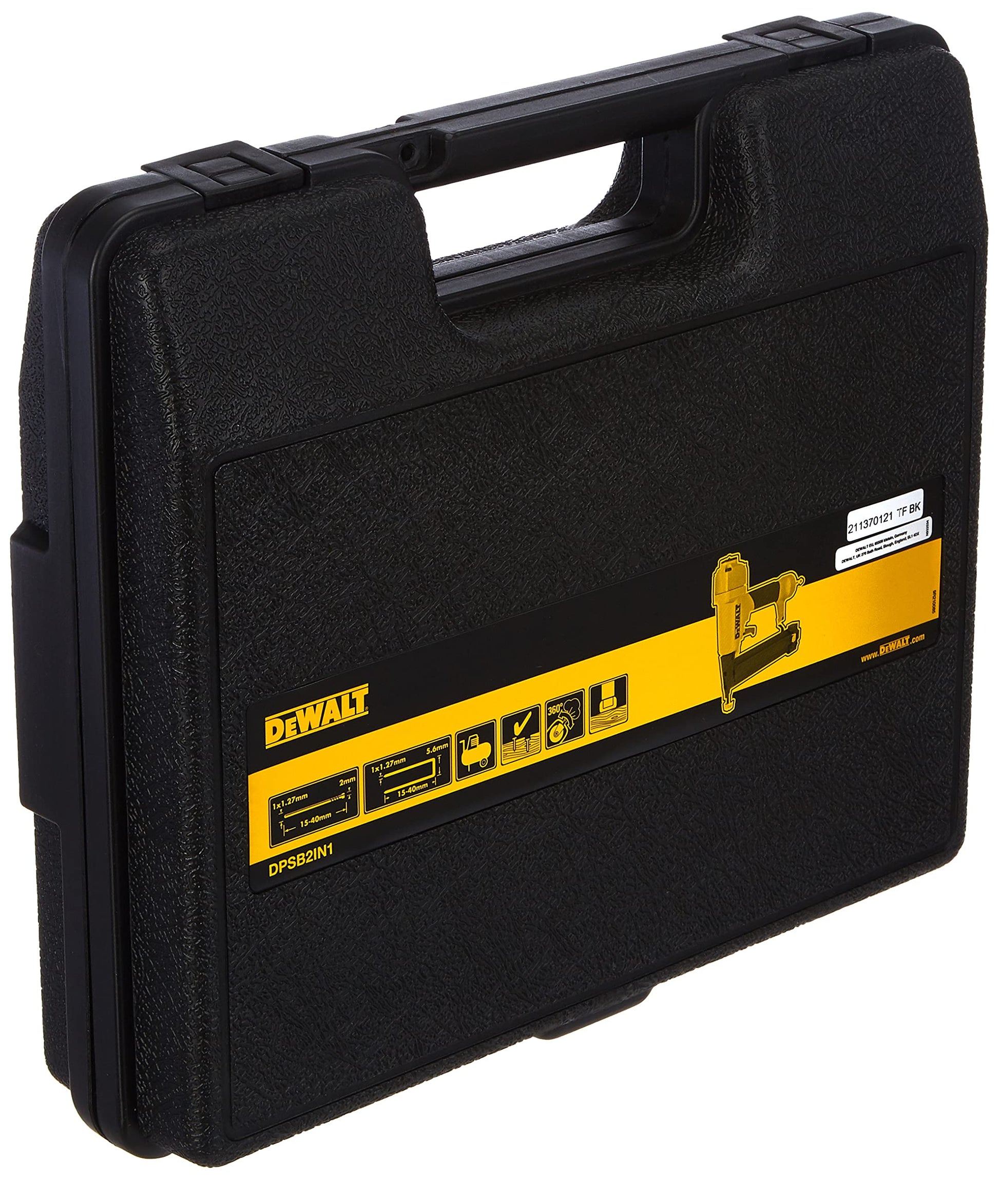 Dewalt DPSV2IN1 - Chiodatrice graffettatrice pneumtica combinata 2 in 1 pe